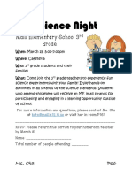Updated Science Night Flyer