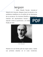 Biografia de Henri Bergson