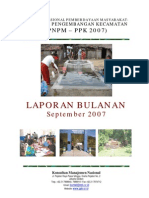 Laporan KMN September 2007