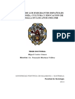 Tesis Doctoral El Aporte de Los Emigrantes Españoles A La Economia