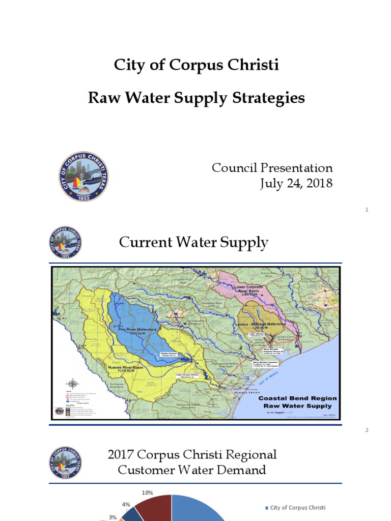 Corpus Christi — Raw Water Supply Strategies Water Conservation