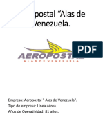 Aeropostal, línea aérea venezolana por 81 años