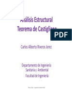 Análisis Estructural Teorema de Castigliano Carlos a. Riveros Jerez