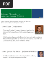 Elden Christensen - Principal Program Manager Lead - Microsoft Symon Perriman - Vice President - 5nine Software