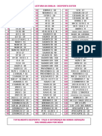 Plano de Leitura 120 Dias