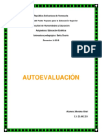 Autoevaluación