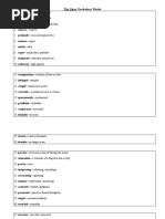 The Giver Vocabulary Words