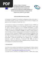 Edital Seleo Mestrado 2018 2 Publicado