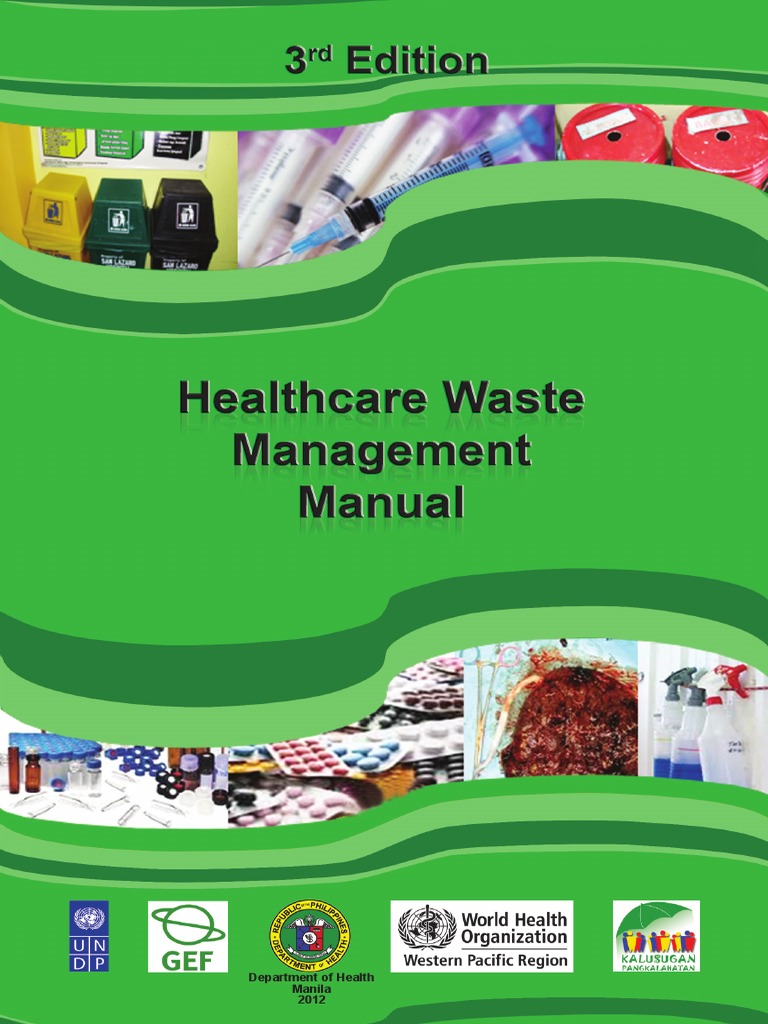 Healthcare Waste Management Manual Infection Medical