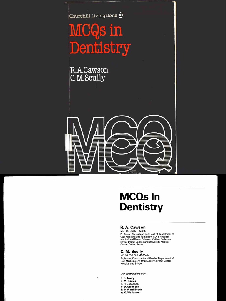 in MCQs Dentistry