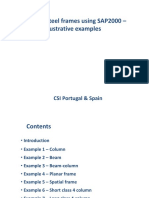 Design of Steel Frames Using SAP2000 - Illustrative Examples