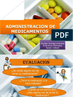 ADMINISTRACIÓN DE MEDICAMENTOS Daniela