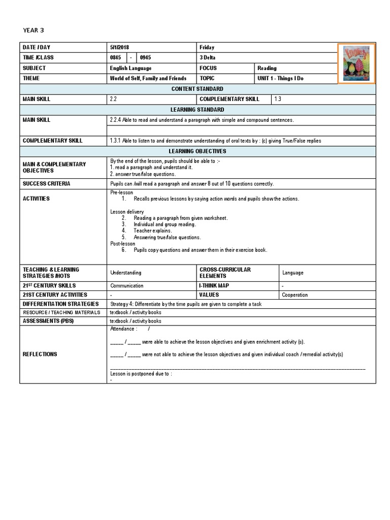 Year 3: Resource / Teaching Materials | PDF | Reading (Process) | Teachers