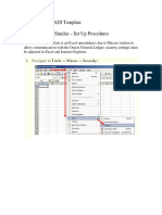 Using The Web ADI Template Excel 2003 and Similar - Set Up Procedures
