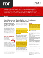 Hitachi Data Ingestor Elastic, Backup Free, Cloud Gateway