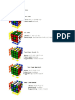 Rubik's Cube Pretty Patterns