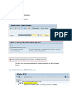 Pre Migration Activities:: 1. Rasfin - Migr - Precheck