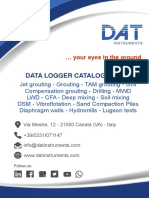 DAT Instruments Catalogue 2018 Data Logger Products