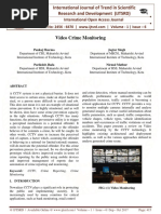 Video Crime Monitoring