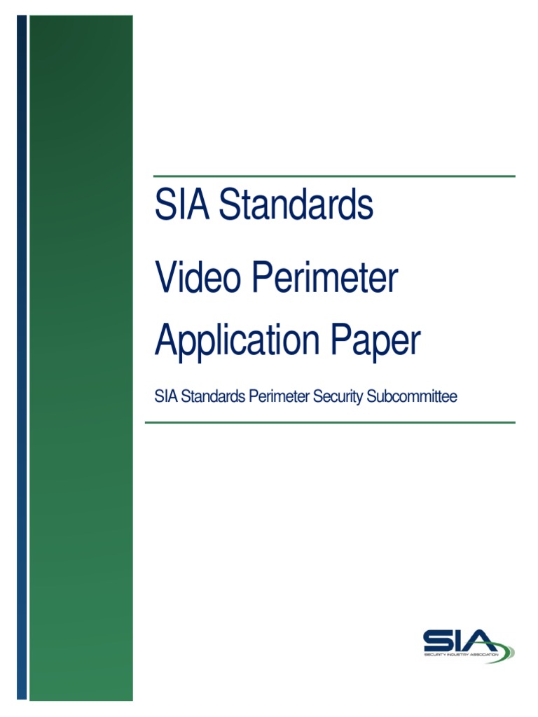 Video Perimeter Security Application Paper | PDF | H.264/Mpeg 4 Avc ...