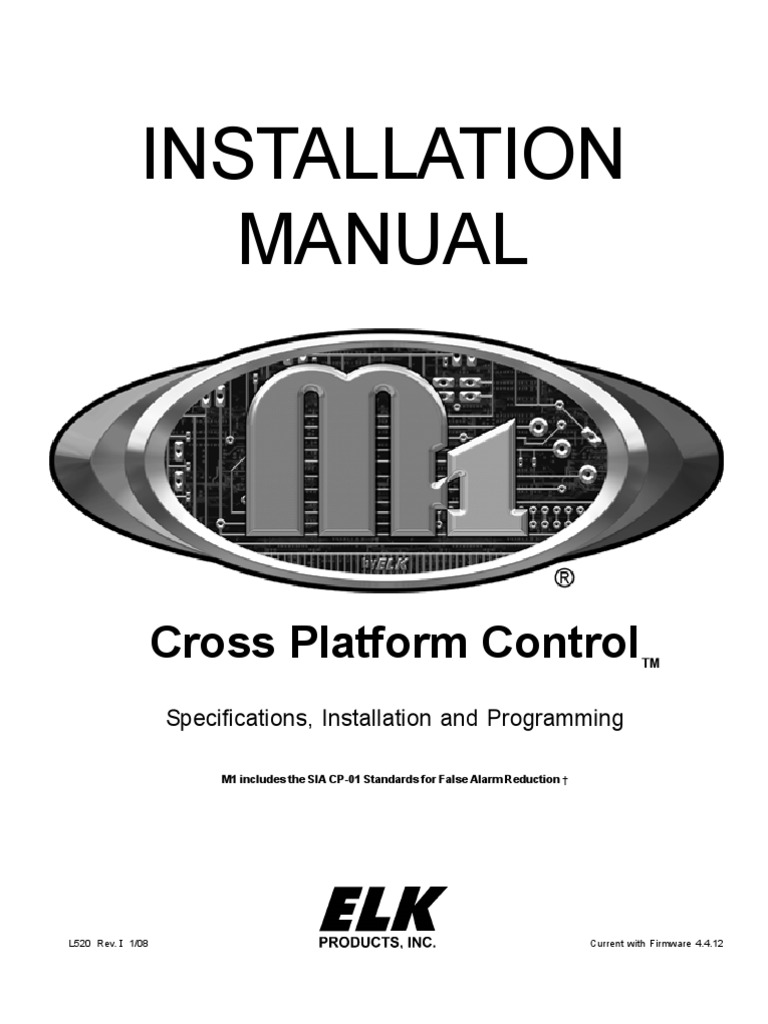 M1 Installation%26Programming Manual | Telephone | Personal Computers