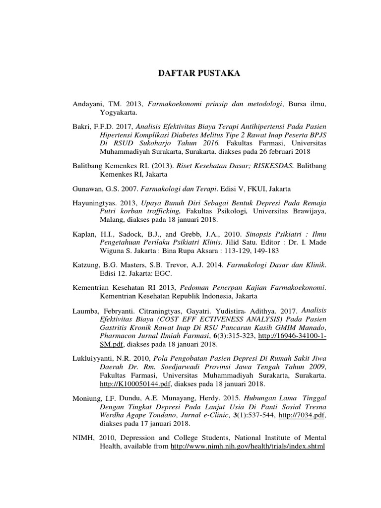Daftar Pustaka Riskesdas 2018  Kompas Sekolah