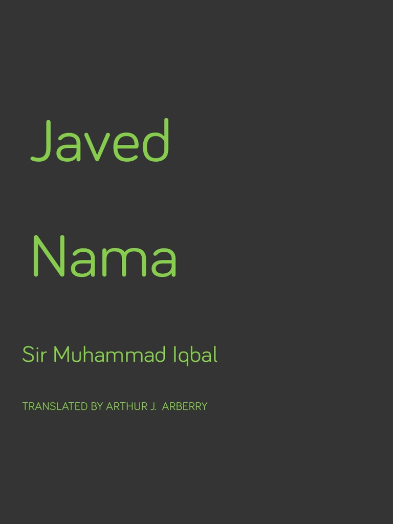 Javed Nama: Iqbal's Poetic Vision | PDF | Heaven | Gabriel