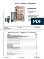 System components overview in SINAMICS power modules