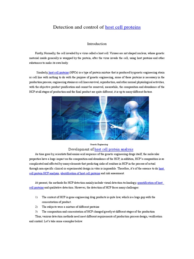 Host Cell Protein Removal Strategies | PDF | Proteins | Life Sciences