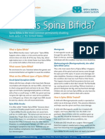 What Is Spina Bifida?: SBA National Resource Center: 800-621-3141