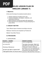 4 Types of Sentences Lesson Plan | PDF | Question | Sentence (Linguistics)