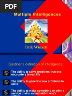 Download Multiple Intelligences Presentation by Titik Winarti SN38475607 doc pdf