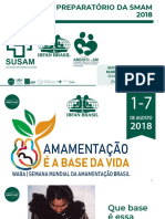 Semana Mundial do Aleitamento Materno - SMAM