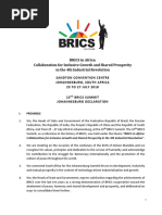 Download Brics 2018 The Johannesburg Declaration by Fadia Salie SN384757273 doc pdf