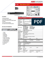 DS-7204/7208/7216HFI-SH DVR analógico de 4/8/16 canales