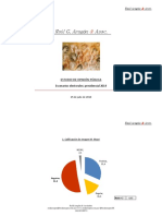 Escenario Electoral Julio 2018