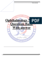 Ophthalmology MCQs With Answer PDF