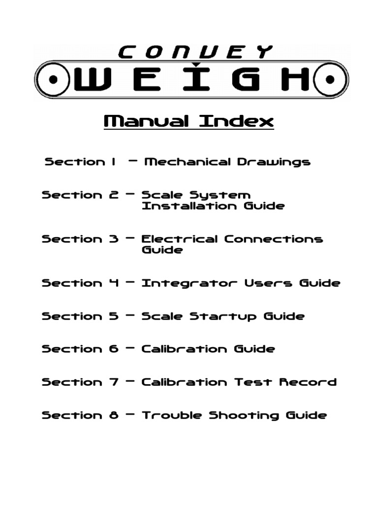 Conveyor Belt Scale Installation Guide | PDF | Weighing Scale | Calibration
