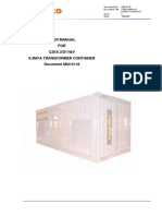 User Manual for 6.3MVA Transformer Container