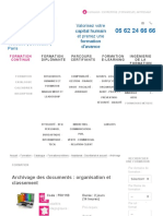 Formation Archivage Des Documents - Organisation Et Classement - Toulouse, Paris, Lyon, Montpellier, Nice, Bayonne Et Bordeaux