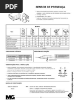 Sensor de presença MPT-40S  MPT-40SF