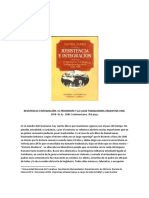 Sobre Resistencia e Integracion (Daniel James) PDF