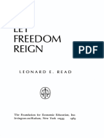 Let Freedom Reign by Leonard E. Read