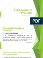 Aprendizaje Basado en Proyectos