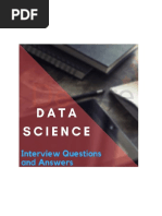 Data Science Interview Questions and Answer