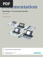 OpenStage Provisioning Interface Developer's Guide