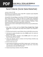 100+ Contoh Undangan Rapat Rukun Kematian Gratis Terbaik