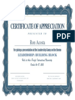 Certificate-Guest Speaker