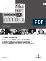 Behringer Xenyx X1222 PDF