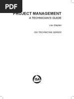 Project Management A Technicians Guide Staples TOC